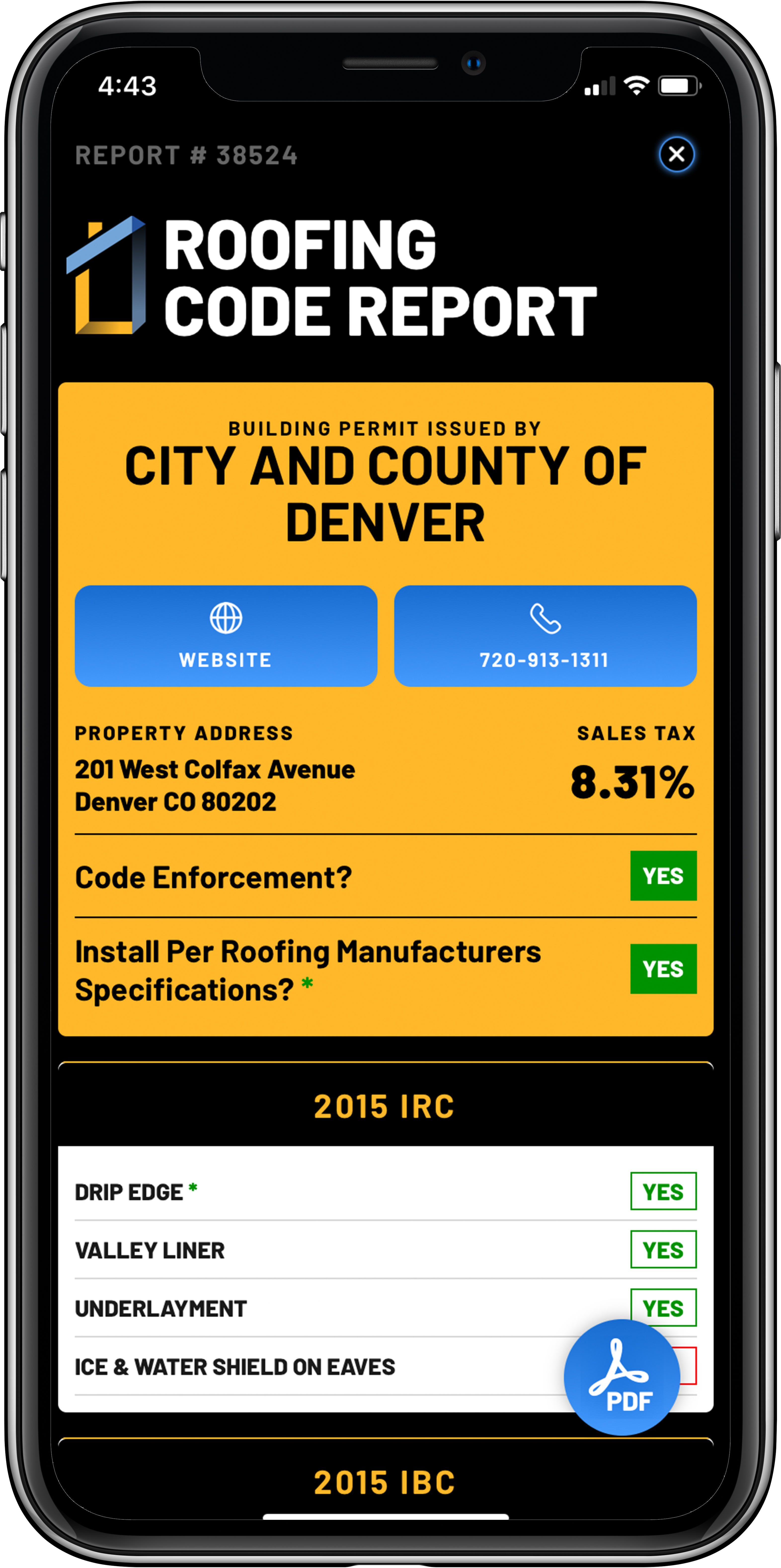 Irc building code online how it works oneclick code
